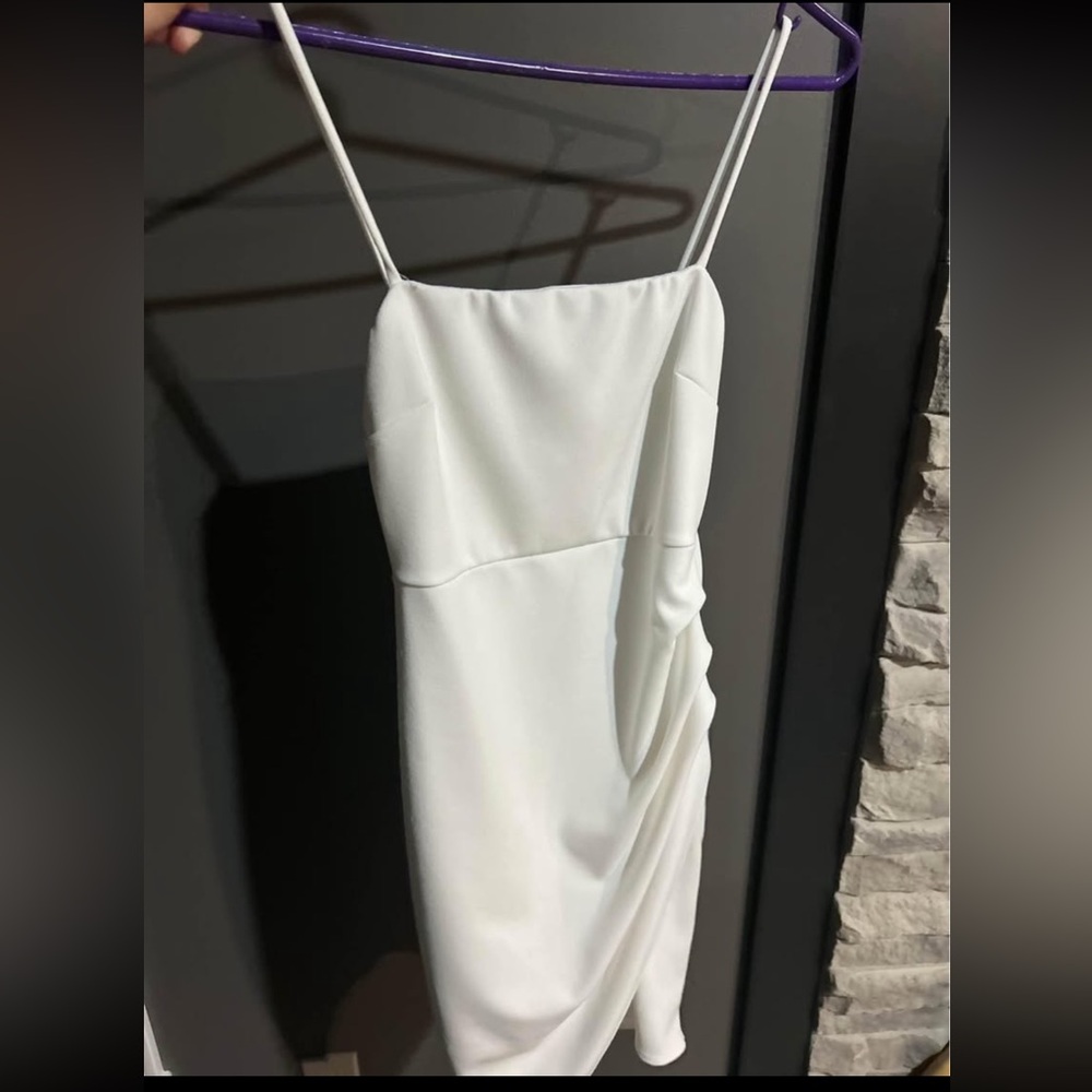 White cocktail dress